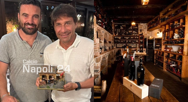 Regalo 'speciale' per Conte a Tavernetta Colauri: ecco cosa ha ricevuto | FOTO CN24