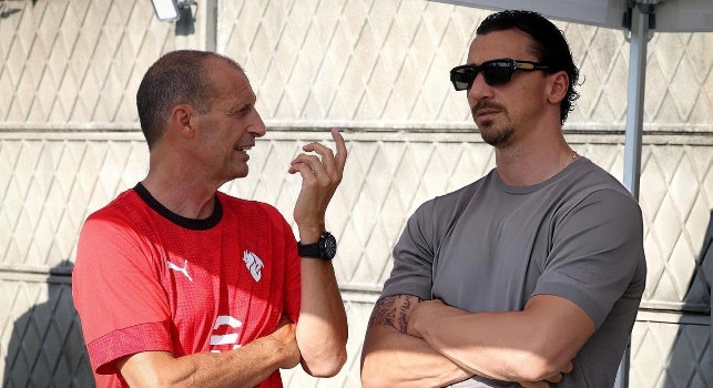 Buonuscita Allegri-Milan, Il Mattino: per Cardinale e Ibrahimovic non merita nulla! De Laurentiis ha avuto una garanzia