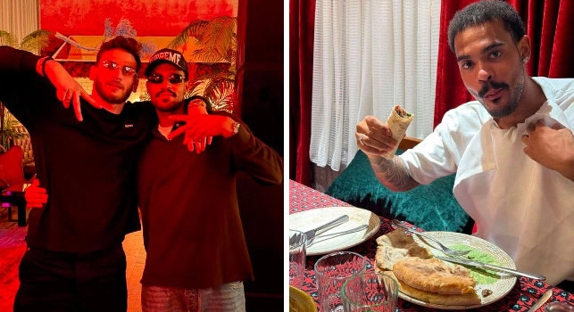 Nuova rimpatriata <i>made in Napoli</i>: Ngonge e Kvaratskhelia inseparabili | FOTO