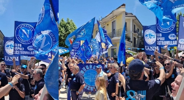 Centinaia di tifosi del Napoli da tutto il mondo uniti per la passione azzurra al raduno UANM | FOTO