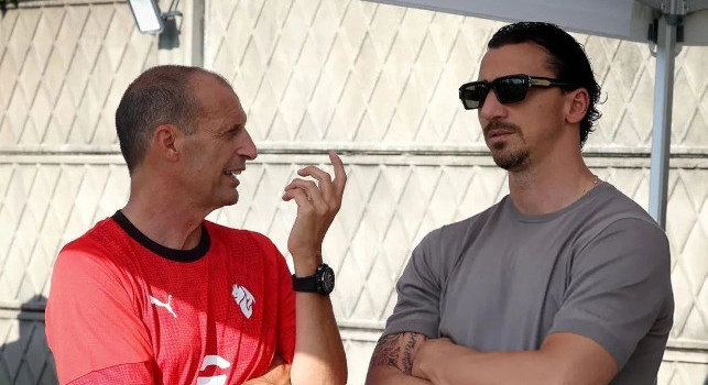 Allegri e Ibrahimovic