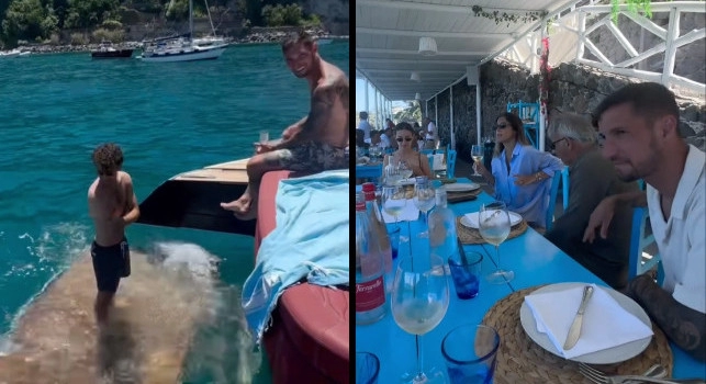 Domenica relax a Napoli per Matteo Politano: giornata in barca ad Ischia con la famiglia | VIDEO