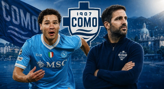 Vergara-Como, clamoroso assalto: per Fabregas è l'erede di Nico Paz, il Napoli fissa il prezzo per chiudere