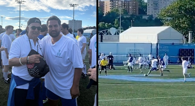 Napoli, l'ex Rescigno incanta New York: gol a Pagliuca da centrocampo contro le Italian Legends! | VIDEO