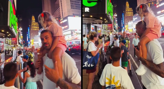 Spinazzola raggiunge i Mondiali negli USA: vacanze a New York con la famiglia | VIDEO