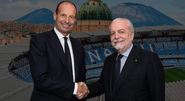 Aurelio De Laurentiis e Massimiliano Allegri