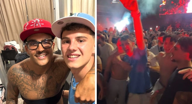 Geolier incanta a San Siro! Il figlio di Amaedus è scatenato: José con la maglia del Napoli | FOTO