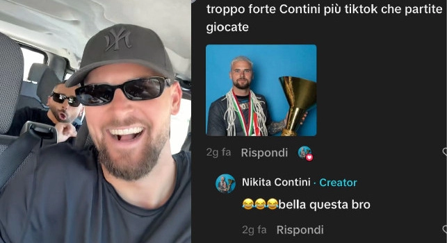Più TikTok che partite giocate. Contini non si scompone, risposta ironica al tifoso | FOTO