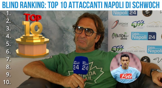 Top 10 attaccanti della storia del Napoli: la blind ranking di Stefan Schwoch | VIDEO CN24
