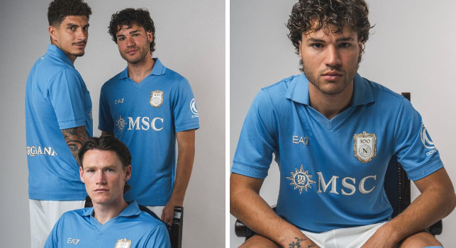 Nuova maglia Napoli 2026/2027: logo centenario Napoli, prezzi e dove acquistarla