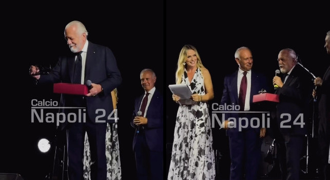 De Laurentiis premiato all'evento solidale a Pompei: "Dedico questo premio ai napoletani" | VIDEO CN24