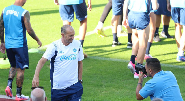 Ritiro Dimaro Napoli 2026, giorno 1: inizia il primo allenamento di Allegri, seguilo su CalcioNapoli24 | DIRETTA VIDEO
