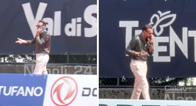 Manna segue da vicino Allegri e lo staff: telefonata <i>on fire</i> a bordocampo | VIDEO CN24