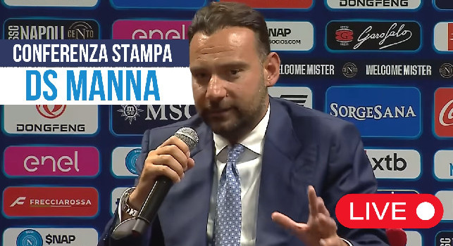 Conferenza stampa Manna a Dimaro, seguila dalle 16 live su CalcioNapoli24 | DIRETTA VIDEO