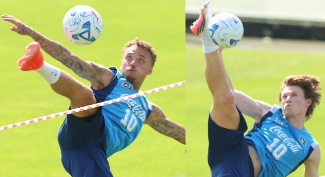 Lang e McTominay come Federer e Sinner: Castel di Sangro diventa Wimbledon col calcio tennis! | VIDEO