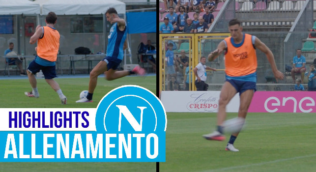 Lucca si rifÃ  con gol e applausi! Highlights allenamento Napoli a Castel di Sangro | VIDEO