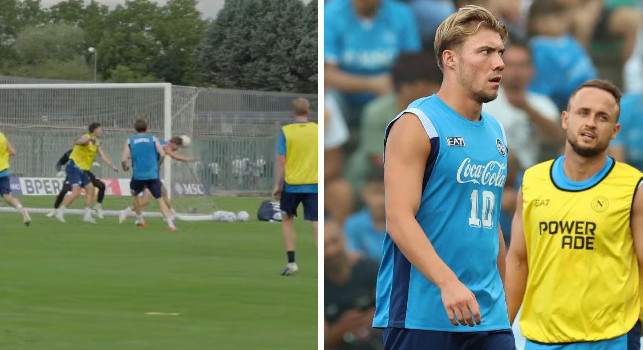 Super gol di Hojlund in partitella! Ecco gli highlights dell\'allenamento | VIDEO