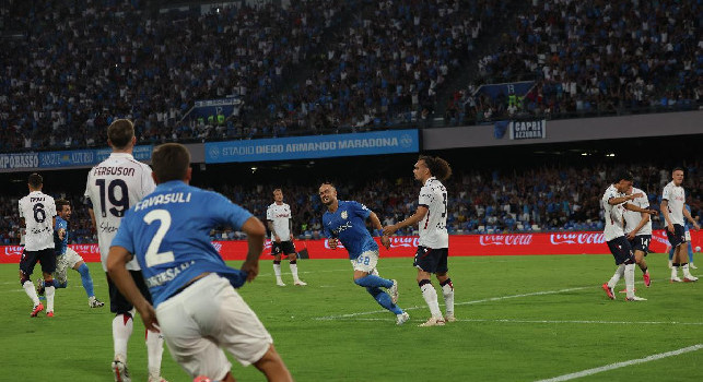 Pagelle Napoli-Bologna: contava il risultato, la prestazione arriverà. Deve arrivare, mica può bastare il primo tiro in porta in occasione del gol