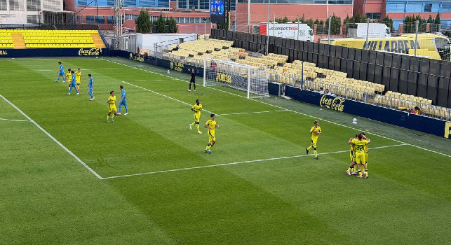 Youth League, Villarreal-Napoli 2-0 (5' Roca, 15' Ra&ugrave;l Garcia): fine primo tempo, azzurri sotto di due gol e un uomo | DIRETTA