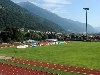 Terreno di gioco del campo di Dimaro per Napoli-Bassa Anaunia