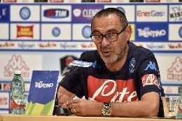 Gabbiadini ancora <i>out</i>, Sarri: Ha dolore alla caviglia, &egrave; nelle mani dello staff sanitario