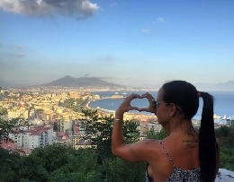 FOTO - La famiglia Gargano segue la sfida alla Juve: Forza Napoli dal Messico!