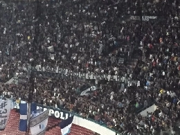FOTO - Un'amicizia poco gradita dalla Curva A: striscione diretto ad una tifoseria del sud