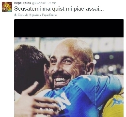 FOTO - Reina twitta la foto con Higuain: Scusatemi ma quist' mi piac' assai...