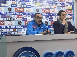 VIDEO - Sarri in conferenza: Higuain? Non so se recuperer&agrave; per la Lazio. Hamsik di livello mondiale. Callejon? Spero che non vada agli Europei. Sul rinnovo di contratto e lo scudetto...