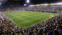 FOTO - Villareal-Napoli, azzurri in campo per il riscaldamento
