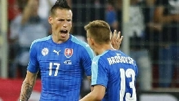 Qualificazioni Mondiali - In vantaggio la Slovacchia su 'assist' di Hamsik dopo 45', 0-0 la Polonia ma l'Armenia &egrave; in 10 uomini