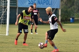 Castel Volturno, doppia seduta: si lavora in vista della Roma. Rientrati Hamsik, Mertens e Zielinski