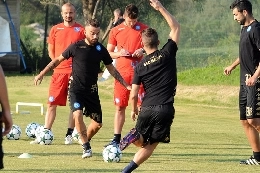 FOTO - Seduta pomeridiana per gli azzurri, ecco lo scatto pubblicato dalla societ&agrave;