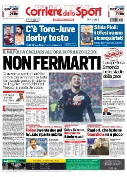FOTO - Prima pagina CorrSport Campania: Napoli, non fermarti!