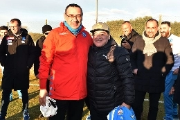 Tutti a Madrid, De Laurentiis avr&agrave; tanti ospiti: con la squadra Sorrentino e Orlando, a Madrid ci sar&agrave; Maradona