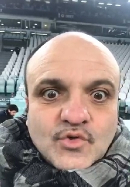 Dallo Stadium, imperdibile Iodice: Stu stadio &egrave; 'na cafunat! Senza colore, solo voi potete capirmi: speramm! [VIDEO]