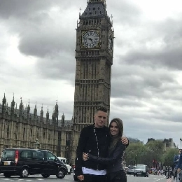 Zielinski e la pasqua londinese...con il cattivo tempo! [FOTO]