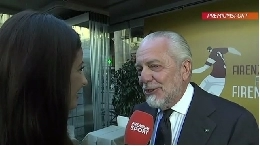De Laurentiis a Premium: Higuain? Non porto rancore. E' una gara che rappresenta un campionato, concretizziamo questa gioia con una vittoria
