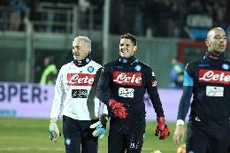 Lipsia-Napoli, un solo azzurro in tribuna: si tratta di Rafael, Sarri sceglie Reina titolare e Sepe in panchina