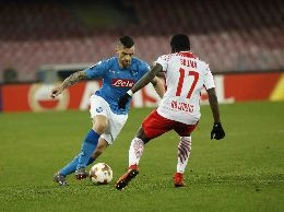 Il sito ufficiale del Lipsia: Incredibile risultato in casa del Napoli! Non &egrave; ancora fatta per i quarti di finale, serve un'altra grande gara