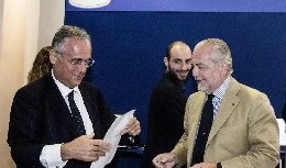 Diritti tv, De Laurentiis contrario a ogni trattativa con Sky! Il presidente del Napoli e Lotito pronti all'azione civile