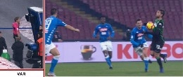 Locatelli pareggia ma controlla con il pallone con il braccio: Chiffi va al VAR ed annulla la rete [FOTO]