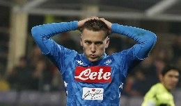 Empoli in vantaggio al 28': Farias colpisce Zielinski, Meret resta spiazzato