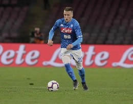 Zielinski a DAZN: Mi trovo benissimo largo a sinistra. Stasera gioco in un'altra posizione ma sono a mio agio