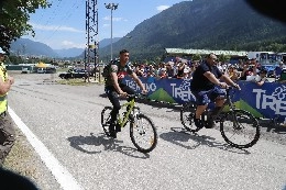 Dimaro, Ghoulam lascia il campo di Carciato in bici! [FOTO CN24]