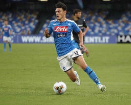 Napoli-Liverpool, sostenitori d'eccezione per Elmas: in tribuna ci saranno il suo agente ed il CT della Macedonia