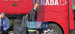 Il Granada &egrave; arrivato all'hotel Britannique di Napoli! Soldado: Condizioni fisiche ok [VIDEO & FOTOGALLERY CN24]