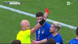 Italia-Spagna 0-2 dopo 45': pesa il rosso di Bonucci, Nazionale in dieci e sotto di due reti