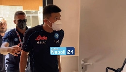 Presentazione Kim Min-Jae, l'arrivo del gigante azzurro in conferenza stampa | VIDEO CN24