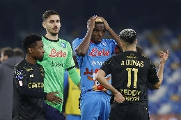 E' successo poche ore prima di Napoli-Lille nonostante l'amichevole da giocare